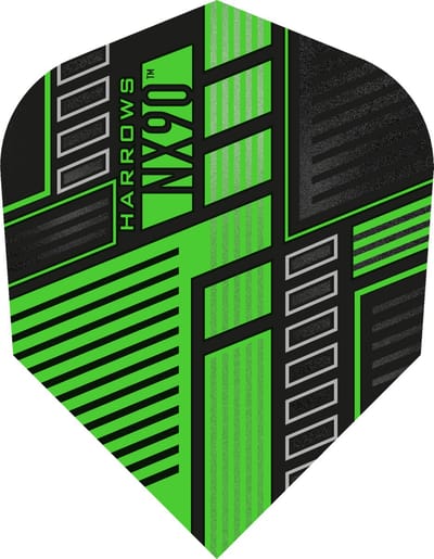Harrows NX90 Green - Dart Flights