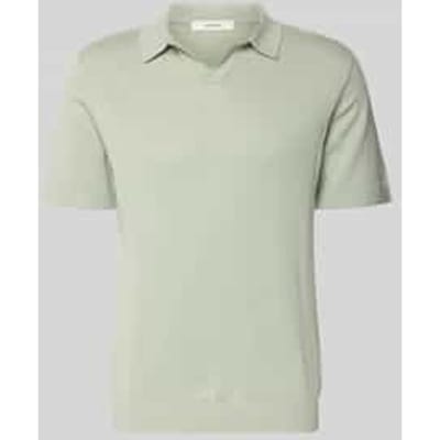 regular fit poloshirt van mix van katoen en linnen model 'MATTIS'
