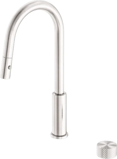 Owen & Finch Progressive 2-Gats Keukenmengkraan | Keukenkraan | Pull Out | Brushed Nickel | Geborsteld Nikkel | RVS