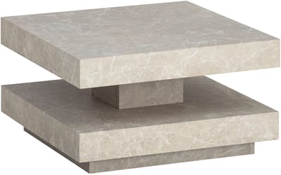 Salontafel beige 60x60 cm