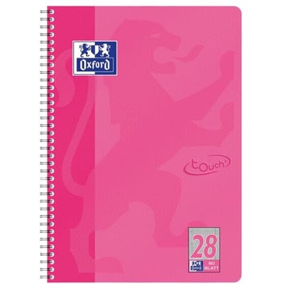 Oxford 400086496 schrijfblok & schrift A4+ 80 vel Roze