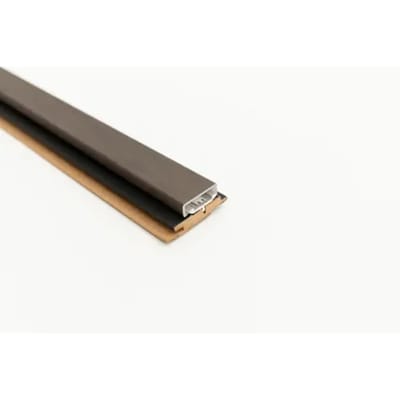 Maestro Latt Led - Profielset - Smoked Walnut Pvc-profiel + Black Onderlat - 277cm - 54x20mm