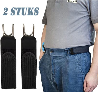 Broekriem Verstelband - 2 stuks - Elastische Taille Riem Verlenger