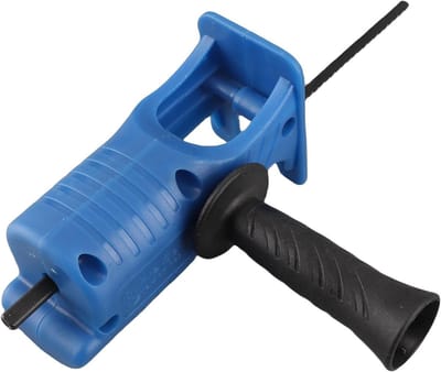 Elektrische reciprozaag - Zaagmachine adapter - Hout metaal zagen - Lichtgewicht draagbaar - 150 mm blad - Blauw