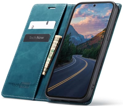 Hoesje geschikt voor Nothing Phone 3a - Book Case Leer Slimline Blauw
