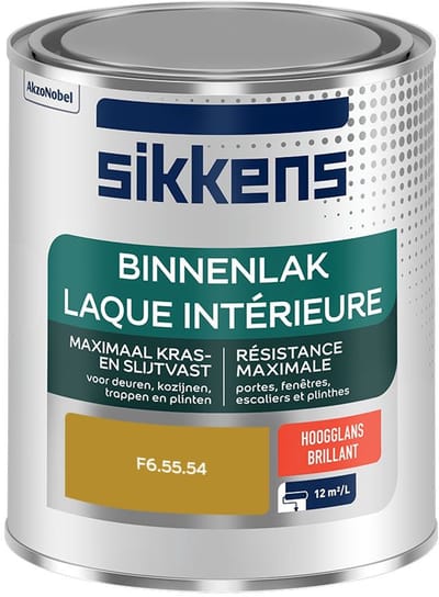 Sikkens - Binnenlak Hoogglans - F6.55.54 - Mengverf - 750 Ml