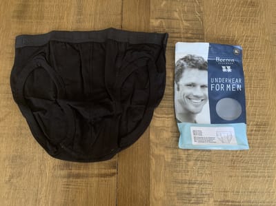 Beeren - heren slip polyamide zwart maat XL - 3 stuks