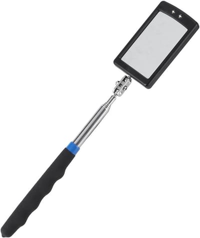 Telescopische LED Inspe mirror met Flexibele Arm, 360° Rotatie en Verstelbare Hoogte voor Precisie Inspectie