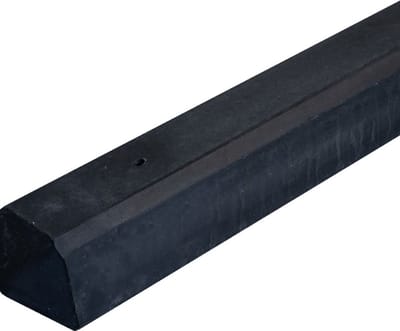 Betonpaal hoekpaal glad met diamantkop 10x10x280 cm I prijs per stu...