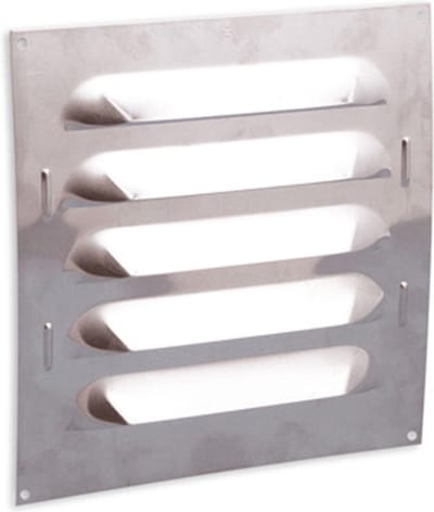 Nedco schoepenrooster 250x250mm - bold line - kleine schoep - aluminium