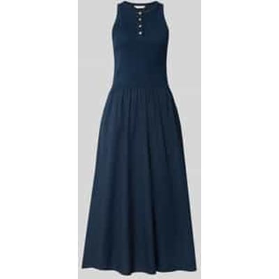 Tommy Hilfiger Gold Btn Poplin Mix Dark Night Navy Taglia: S | Abiti Midi Outlet | Donna | Nero
