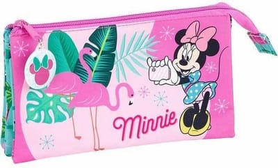 Disney Minnie Mouse Spring Palms - Etui - 22 x 12 cm - Roze