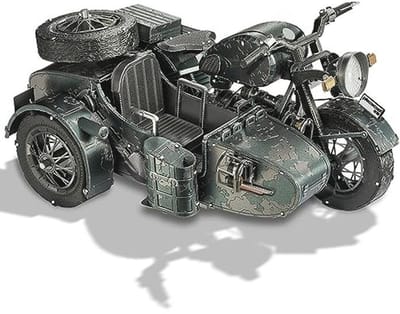 3D-puzzel van metaal met drie wielen - Motormodel van roestvrij staal, 193-delig, Geschikt voor volwassenen - Perfect als verjaardagscadeau