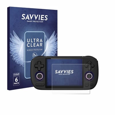 Savvies - Screenprotector voor Ayaneo Pocket Air Mini - Folie Beschermfolie transparant 6 Stuks