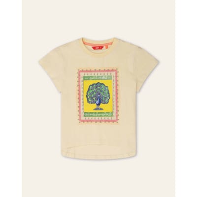 Oilily Tilaka T-Shirt- maat104/4yr Almond Oil