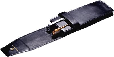 Luxe etui van exclusief leer - Pennenetui - Elegant leren pennenhouder - Stijlvol accessoire voor mannen en vrouwen