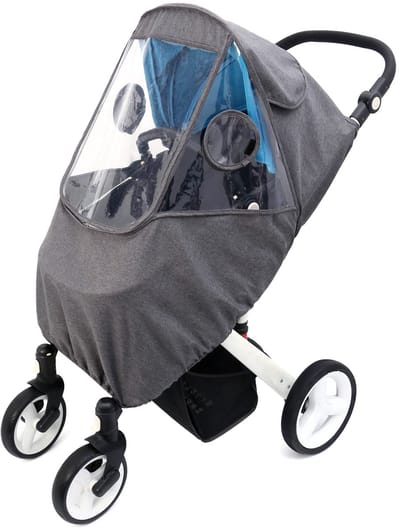 Unyqoos® Universele regenhoes met venster voor kinderwagens en buggy's