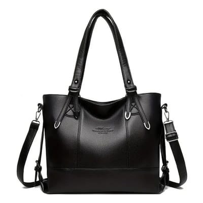 Bovista Handtas Dames - Schoudertas - School - Shopper - Schooltas - Werktas - Zwart