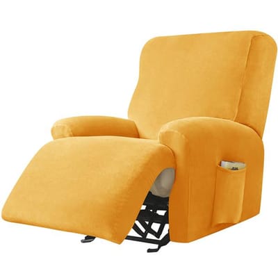 Hoes voor fauteuil Bank Hoes voor fauteuil Bankhoes Anti-stof Antislip Hoes voor luie jongensstoel Effen kleur Universele stoelhoes 1 Seat
