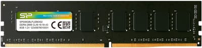 Silicon Power - Desktopgeheugen - DDR4 - 8GB - 2666MHz - CL19 - UDIMM - SP008GBLFU266X02