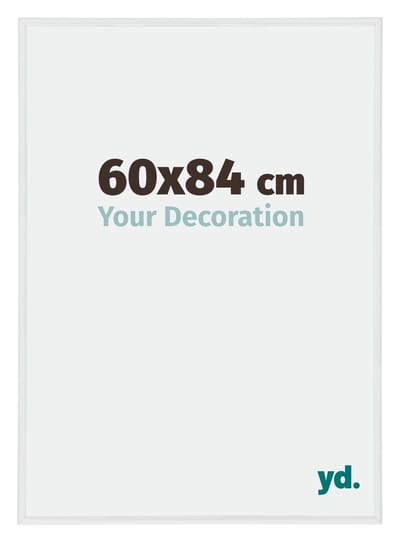 Your Decoration - Fotolijst 60x84 cm - Kunststof - Wit Hoogglans - Annecy