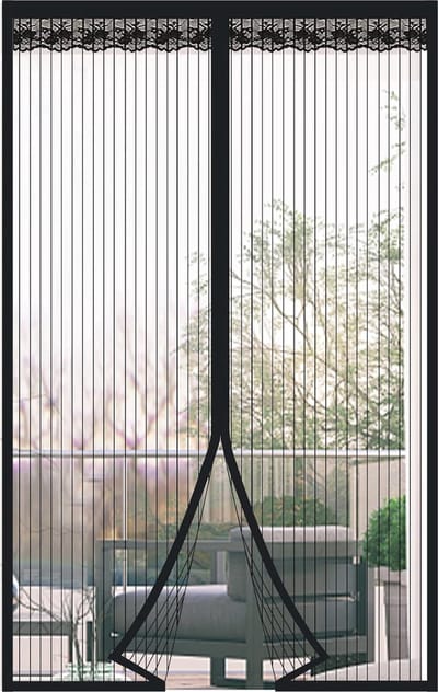 Magnetisch vliegengaas voor deuren 100 x 240 cm - Eenvoudige installatie zonder boren - Insectenbescherming