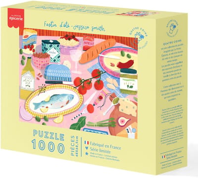 La Petite Epicerie 1000 Stukjes PUZZLE “SUMMER FEST / Festin d'été" 735g 68x48cm kinderen en volwassenen