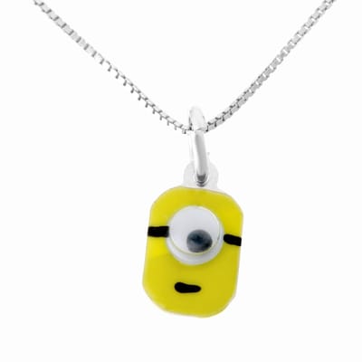 Orphelia ZH-7135/1 - Hanger Minion met Ketting 40 cm - 925 Sterlingsilver
