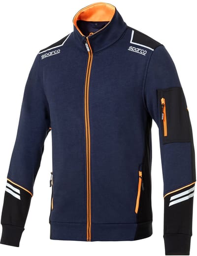 Sparco Full Zip Tech Alabama Vest - Zwart — XS