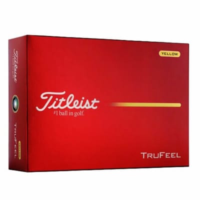 Titleist TruFeel Golfballen Geel 2026