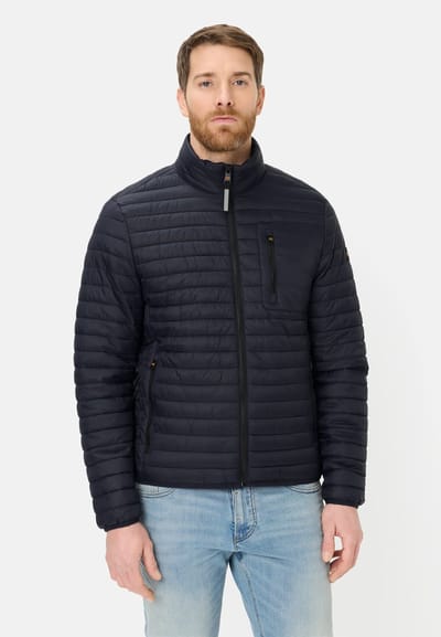 camel active Steppjas met waterafstotende functie - Maat menswear-M - Marineblauw