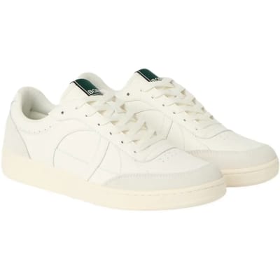Björn Borg Court WB Witte Heren Sneaker - Lage Sneaker - Off White - Maat 40