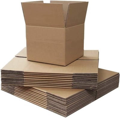 100 Kubusvormige Verzenddozen Karton voor PostNL Kleine Pakketten - 203x152x152mm