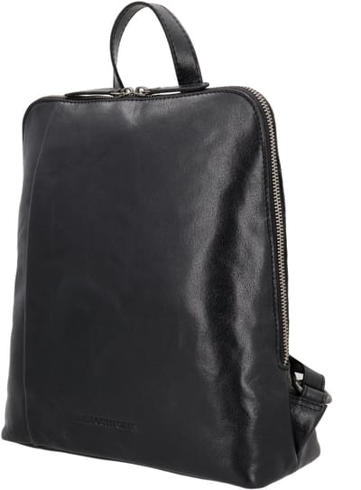 Hide & Stitches Westland Rugzak - Medium - Prachtige kwaliteit Rugtas - Leren Dames Tas - Zwart