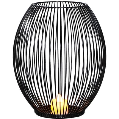 Eenvoudige Metalen Kaarsenhouder Ornament IJzeren Kooi Kaarsenhouder Decoratie voor Thuis Bruiloft Tafelblad L
