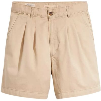 Levi's Dames Geplooide Shorts (Safari)