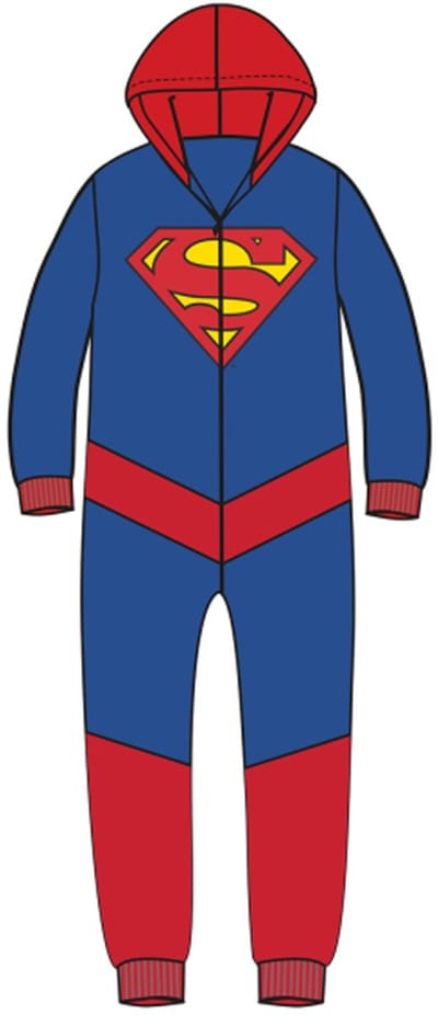 RIETHMULLER - Klassieke Superman jumpsuit voor volwassenen - Small