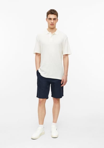 Bermuda casual taille mi-haute jambe droite poches passepoilées s.Oliver Detroit