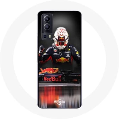 Hoesje - Maniacase - Vivo Y72 - Formule 1 - Max Verstappen - Flexibel - Zwart