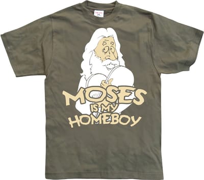 Hybris Moses Is My Homeboy T-shirt SH-1-10913-Poly