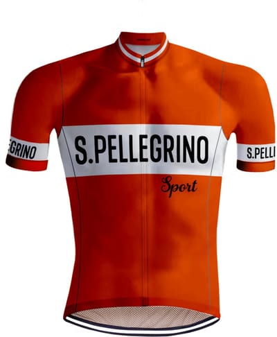 Retro Wielershirt San Pellegrino Oranje - REDTED - XL