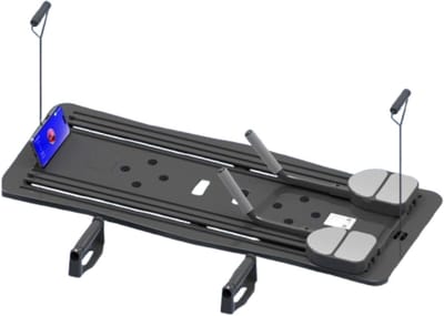 Pilates Reformer Machine - Fitness Board - Full Body Workout - Automatische Rebound - 53 x 43 cm - Zwart