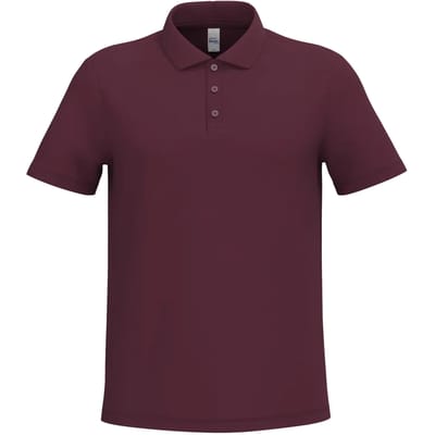 iDeal Basic Brand Heren piquépolo IB220 - Ideal Burgundy - S