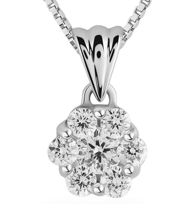 Orphelia HD-4208 - Hanger - 18 Karaat Witgoud / Diamant 0.13 ct
