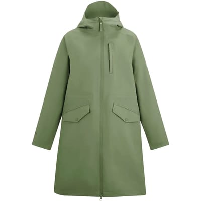 Levita Longline Waterdichte Jas met Capuchon voor Dames