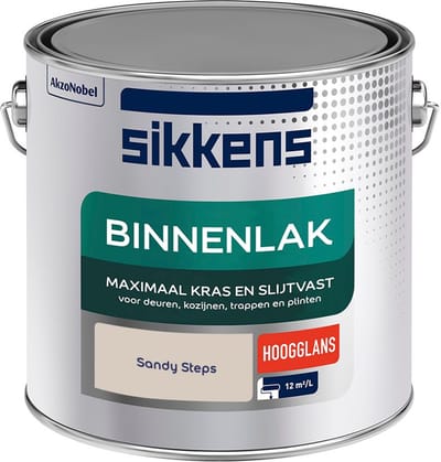 Sikkens - Binnenlak Hoogglans - Sandy Steps - Mengverf - 2,5 L