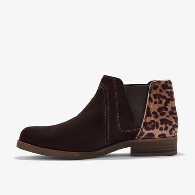 Demi2 Beat Donkerbruine Suède Boots