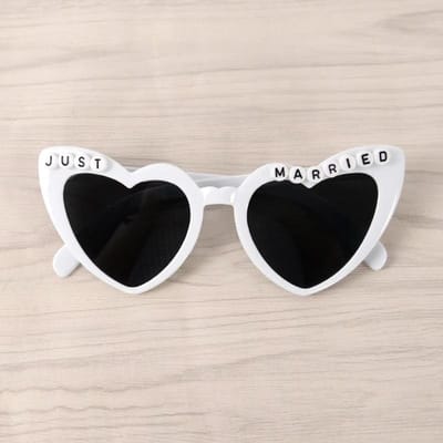 Net Getrouwd Zonnebril Bruiloft Bruidsdouche Decoratie Bruid Bruidegom Team Bruid Brillen Bruidsmeisje Cadeau Vrijgezellenfeest Decor black