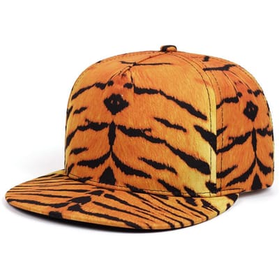Mode en Creatieve Nieuwe Platte Rand Hoed Met Gedrukt Patroon Straat Pop Skateboarden Hip Hop Hoed Zonneklep Baseballpet black