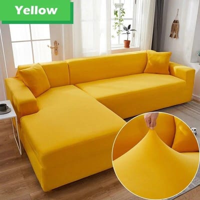 Elastische bankhoes voor woonkamer 1/2/3/4 zits bankhoes L-vormige hoekbankhoes Stretch hoes voor slaapbank fauteuil 4 Seater 235-300cm